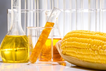 Biofuel from corn, oil and biofuel solution