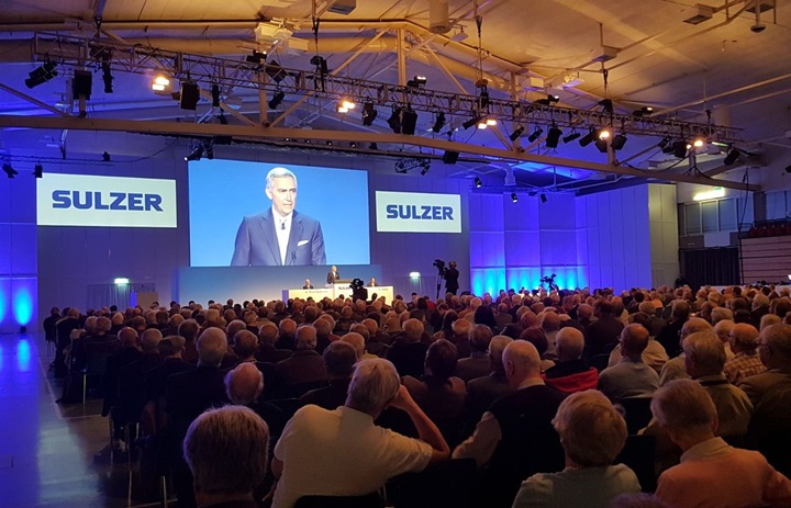 Peter Löscher, Chairman of the Board of Directors, at the Annual General Meeting 2018