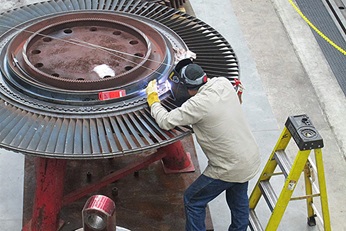 Complete blade sets can be manufactured in-house and installed by Sulzer
