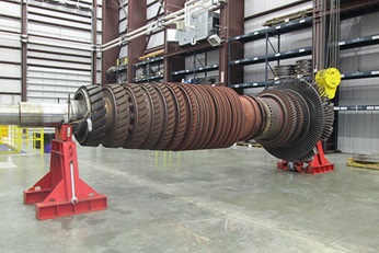 An overhaul project begins with complete disassembly and strip-down