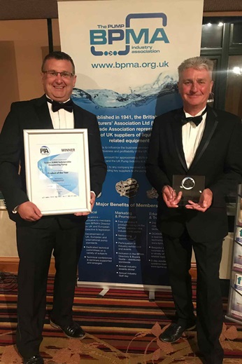 XJ 900 was awarded Product of the Year at the Pump Industry Awards