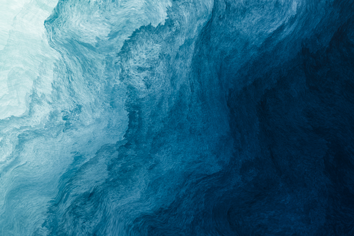 Blue background with liquid fluid texture