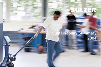 Cover of sustainability summarty 2004