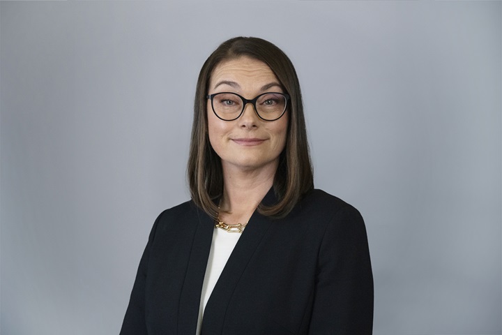 Photo of lady Louise Graffner who is Group Chief Information Officer for Sulzer