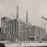 High-pressure steam power station in 1950.