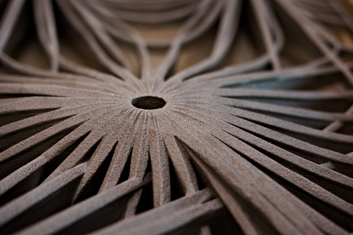 Sand, designed through additive manufacturing techniques