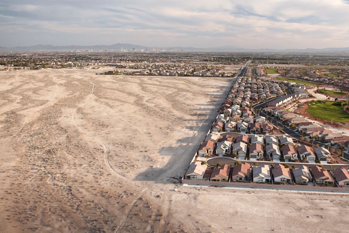 Urban area of Las Vegas