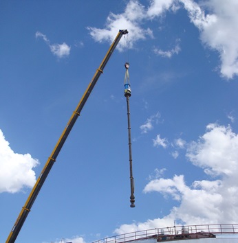Sulzer vey lifting on customer site