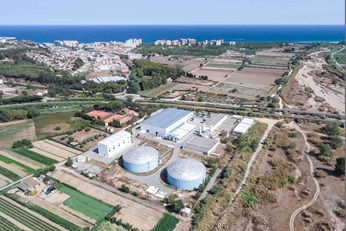 Desalination plant in Spain at the seaside