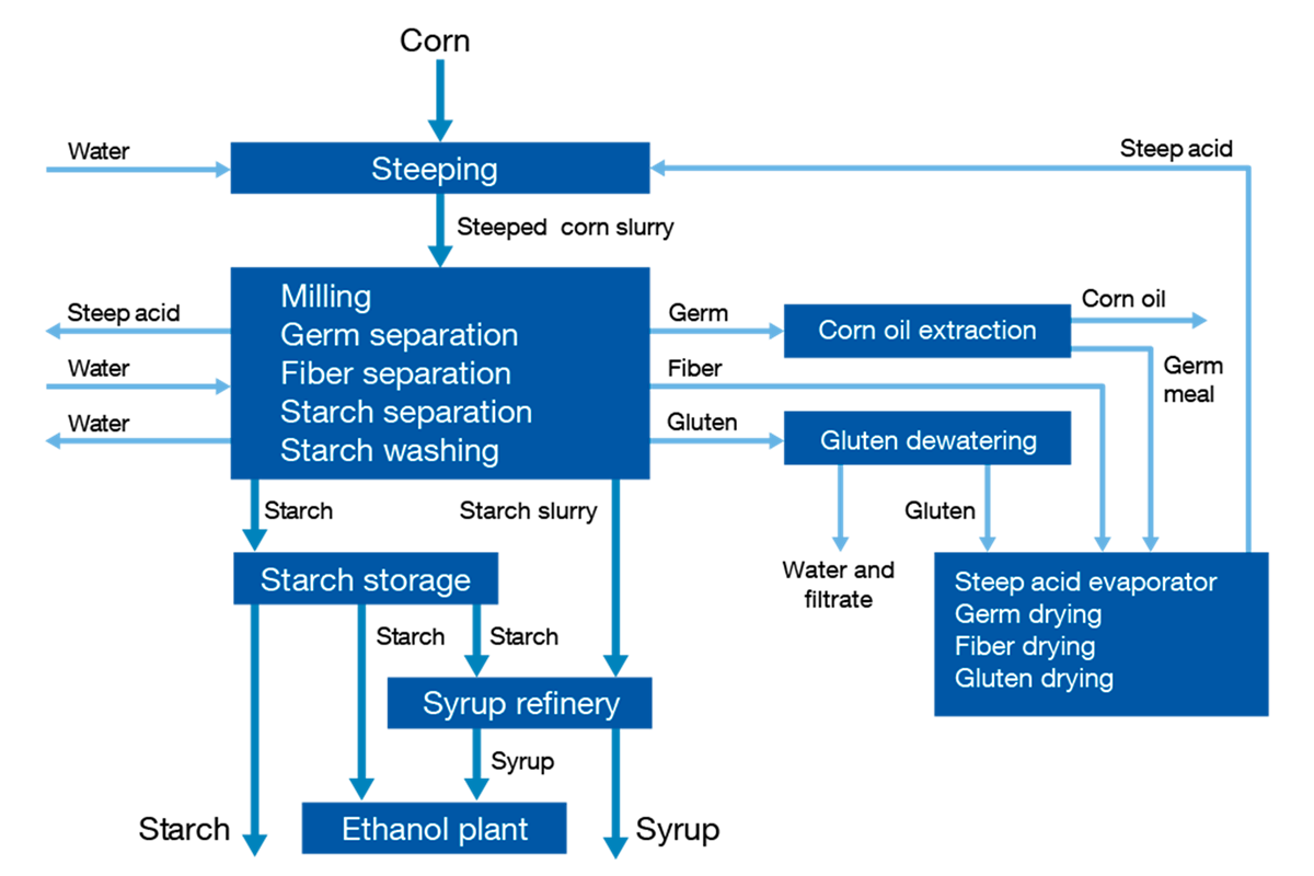 Starch manufacture process