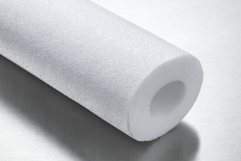 white foam in rolls