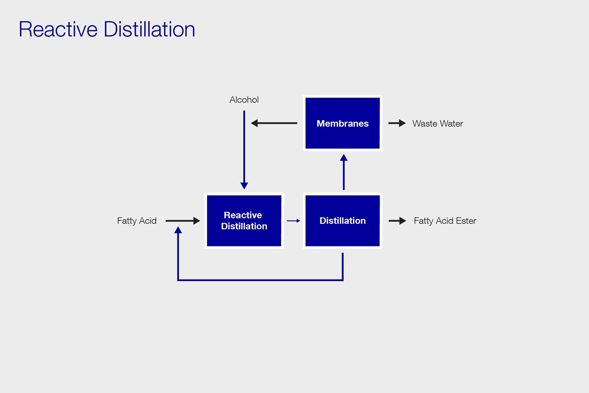 pfd reactive distillation