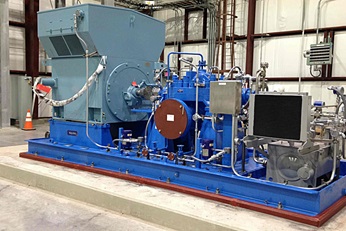 Completed pumping installation