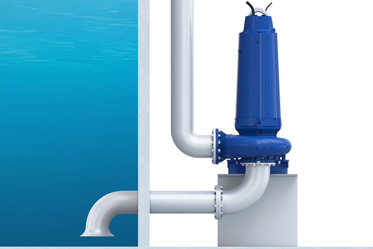 XFP submersible pump dry pit installation