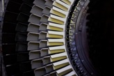 Gas Turbine rotor with mounted new blades