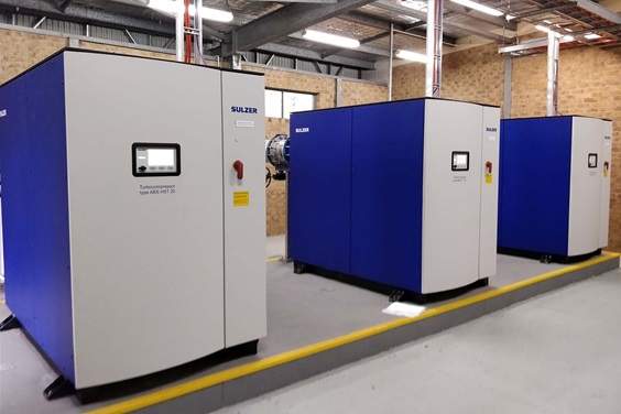 Reduced need for maintenance with HST<sup>TM</sup> 20 turbocompressors at Merrimac STP