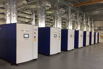 HST 20 blowers at a New Zealand wastewater treatment plant improves the working environment with their outstanding low noise design.