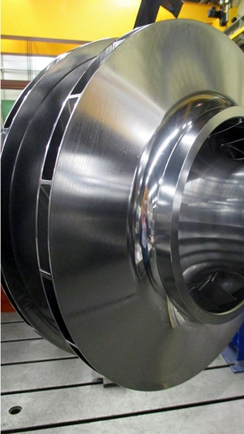 New compoments were manufactured from a solid piece of chrome molybdenum vanadium steel using electrical discharge machining (EDM)