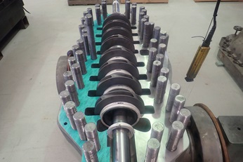 Partially assembled pump