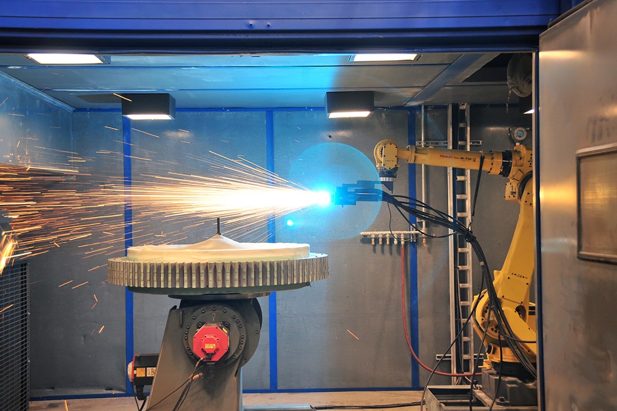 Robotic equipment in coating application