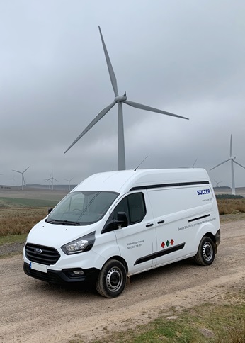 sulzer field service wind turbine