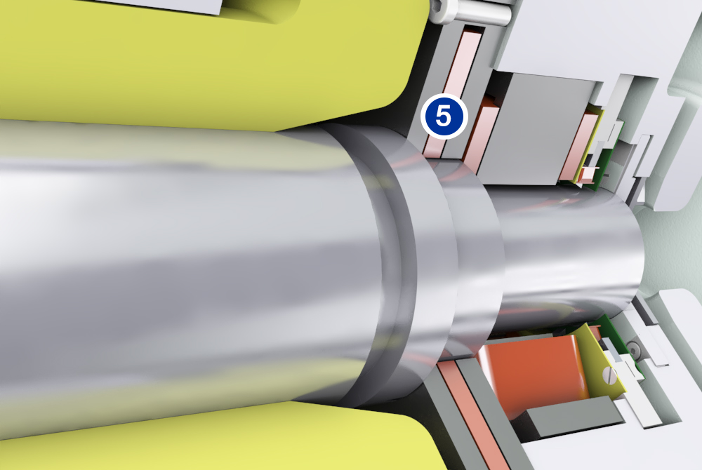 HST turbocompressor - Axial actuator