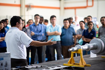 During the opening, attendees were given a tour of the new Semenyih facility.