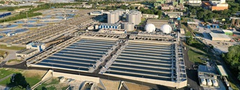 Wastewater treatment plant in Vienna