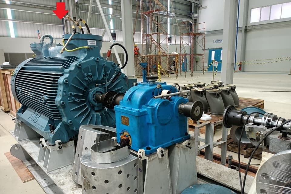 Retrofitted pump by PT Sulzer indonesia