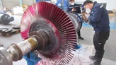 sulzer engineer working on turbine