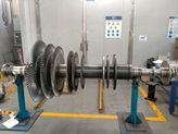 turbine in workshop
