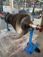 turbine in workshop