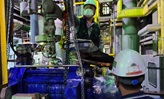 Korea engineers working on pumps