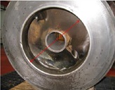 Abrasion damage 