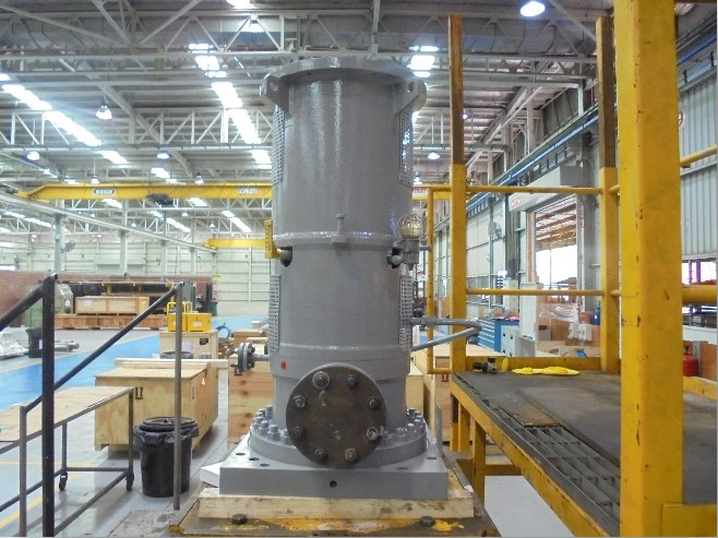 Retrofitted pump in Sulzer facility