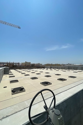 The latest expansion project used purpose-built concrete basins