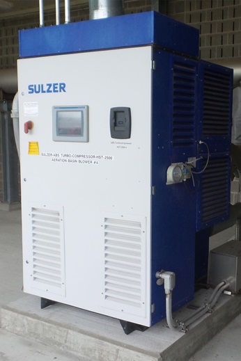 Sulzer HST 2500 in Victoria wasterwater treatment plant in Texas