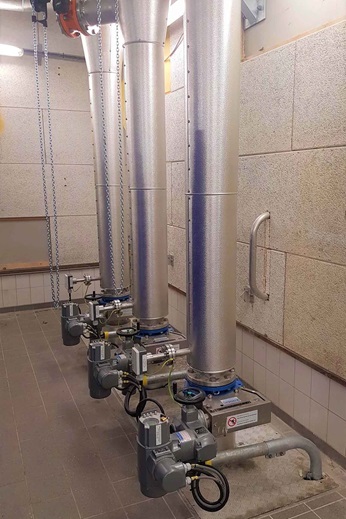 Precision flow control was an essential part of the installation
