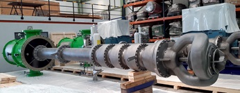 SJD CEP pumps ready to be shipped out in Sulzer factory