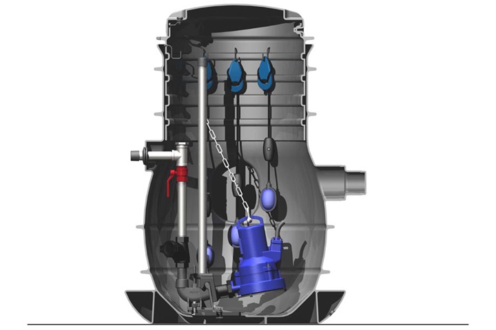 Pumps sump drawing