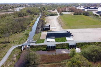 Pumping station in Ringkoping Denmark