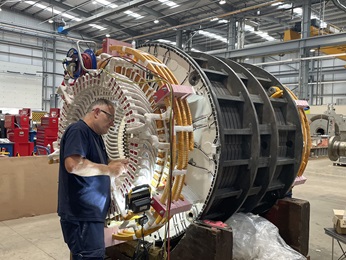 Sulzer’s in-house coil manufacturing department
