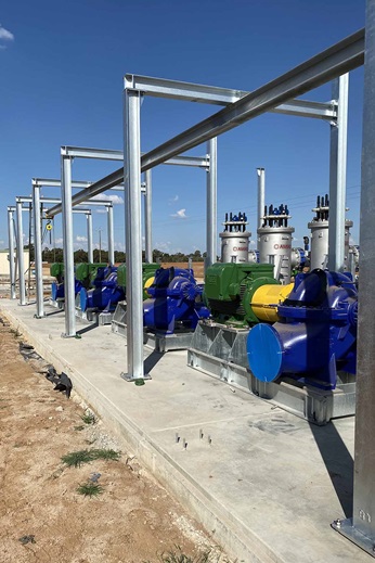 The SMD 300-435 centrifugal water pump was the optimum choice for Irribiz. 