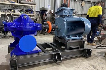 Sulzer axial split case pump