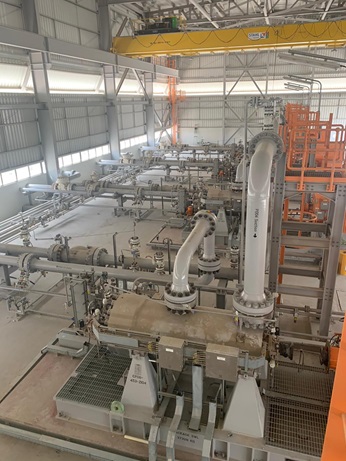 Sulzer CP Pump in situ in Iraq