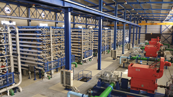 Interior of a Desalination Plant