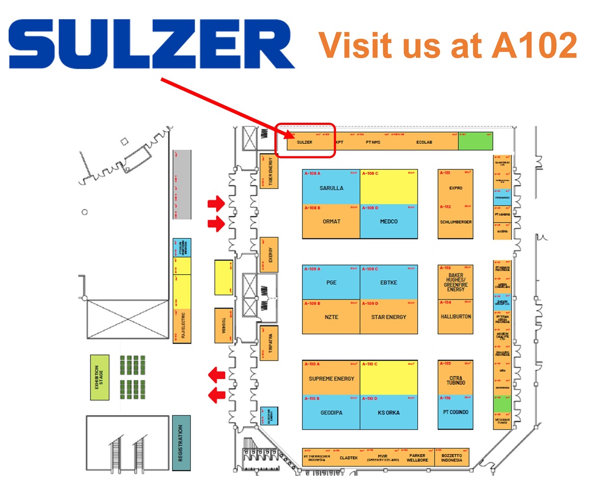 Sulzer at IIGCE floor plan
