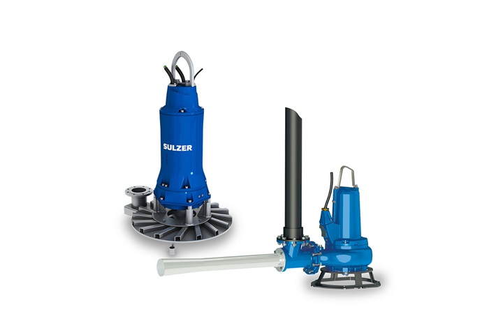 Self-aspirating mechanical aerators for aeration and mixing in wastewater treatment applications.