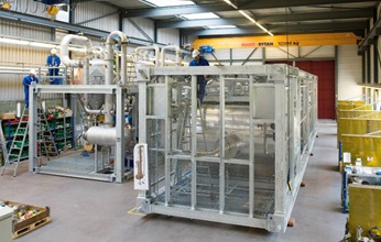 Fast, clean and reliable fabrication of a skid-mounted plant in one of our workshops