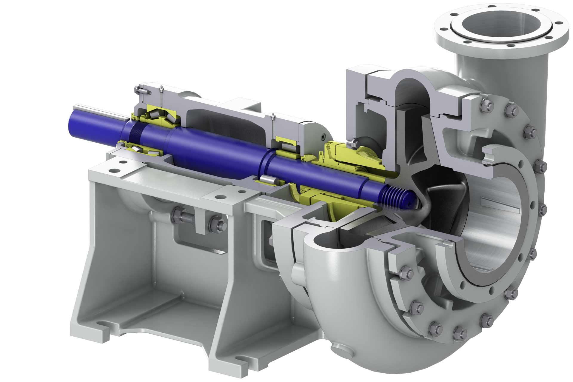 PLR slurry pump Maximum reliability in solids handling